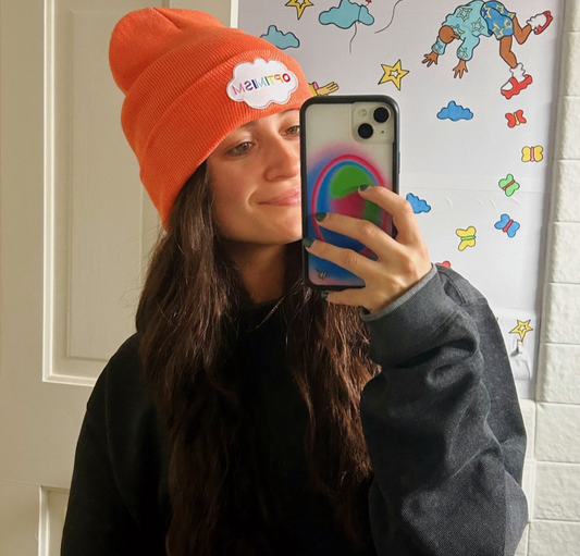 Orange Beanie + Optimism Cloud Patch